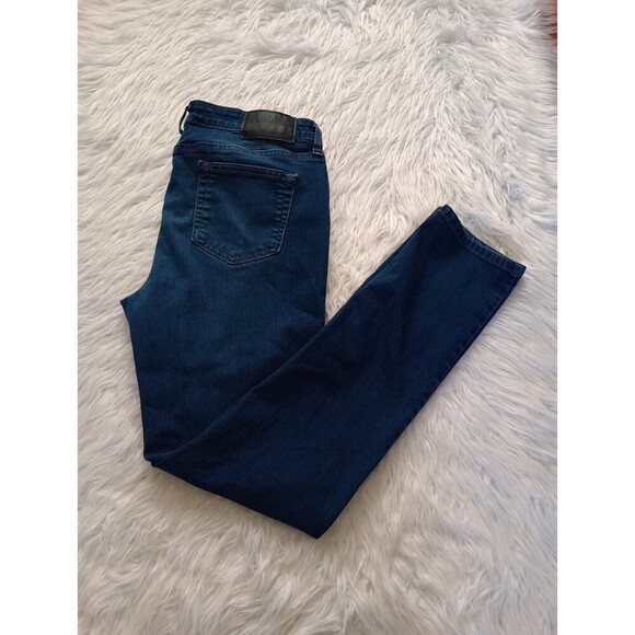 Rebel Society Mens Stretch Skinny Jeans 34x 32 Medium Wash Denim - Picture 1 of 11